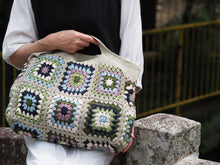 画像をギャラリービューアに読み込む, キャンディコットンで編むリブラリアバッグ【糸とレシピのキット】
