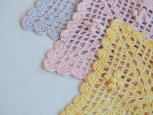 画像をギャラリービューアに読み込む, そよ風のスクエアブランケット【印刷レシピと糸のキット】