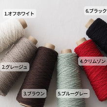 画像をギャラリービューアに読み込む, メリーさんのセーター【糸とレシピのキット】