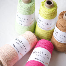 画像をギャラリービューアに読み込む, 和紙リリヤン Washi-Lily (19.バニラ）
