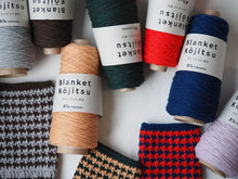 画像をギャラリービューアに読み込む, ブランケット〈好日〉で編む千鳥格子のハンドウォーマー【糸とレシピのキット】
